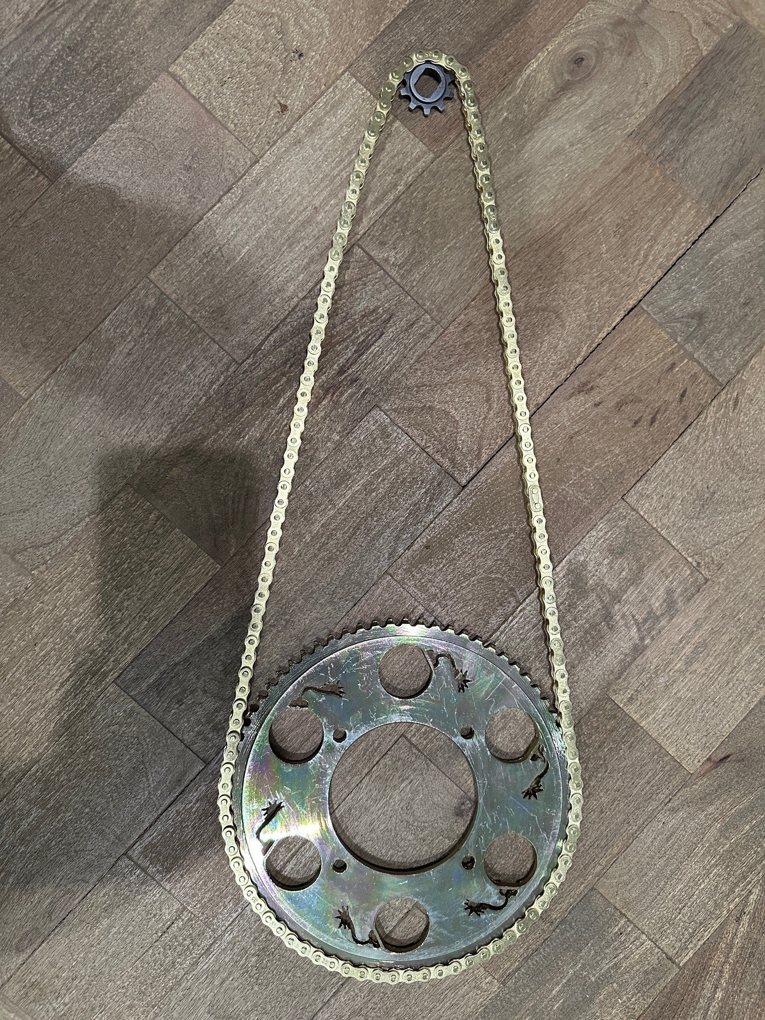 B1 #35 Chain and Sprocket Kit - Gold Limited – Bomb Moto LLC