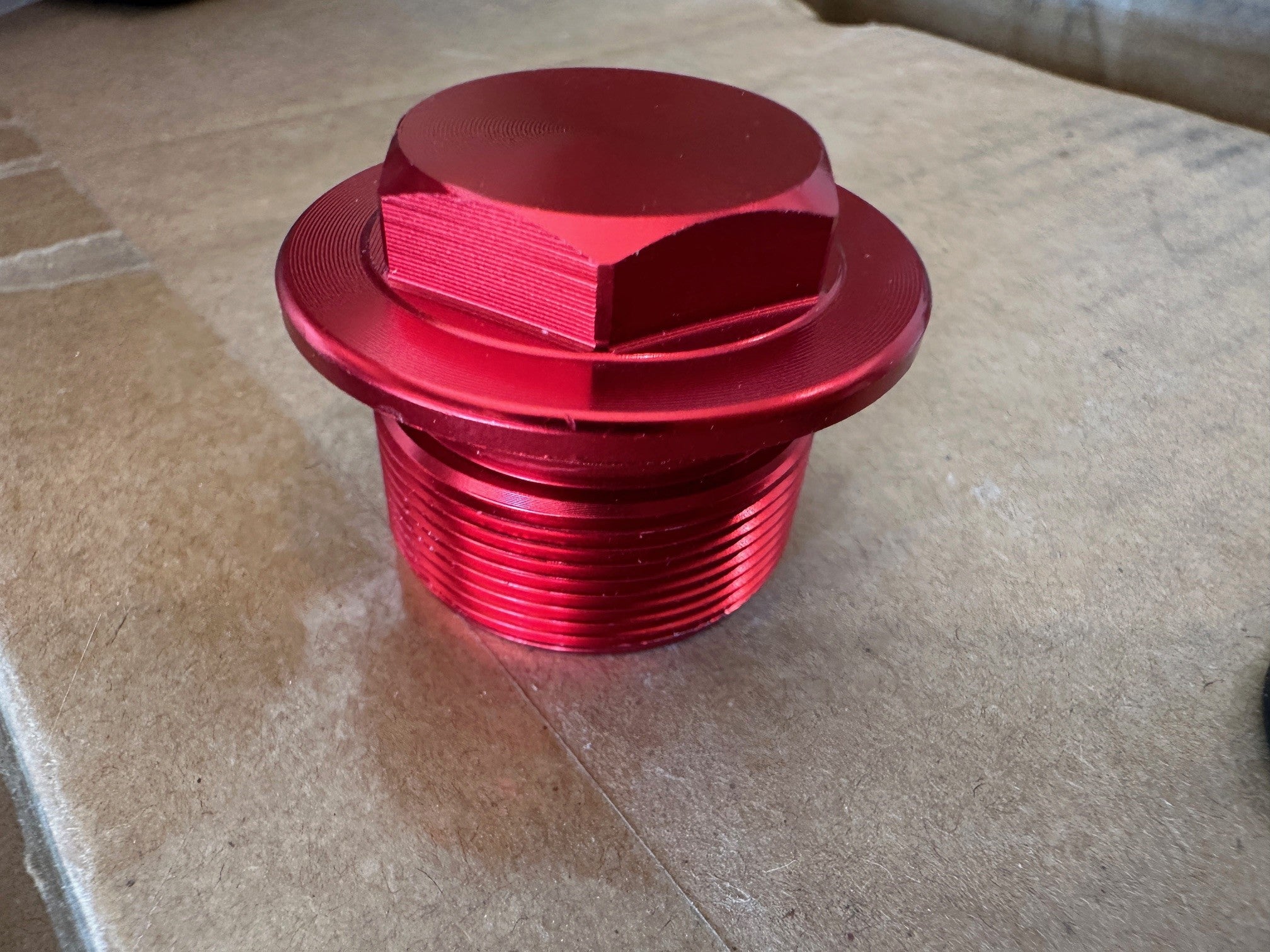 B1 Fork Tube Red Caps