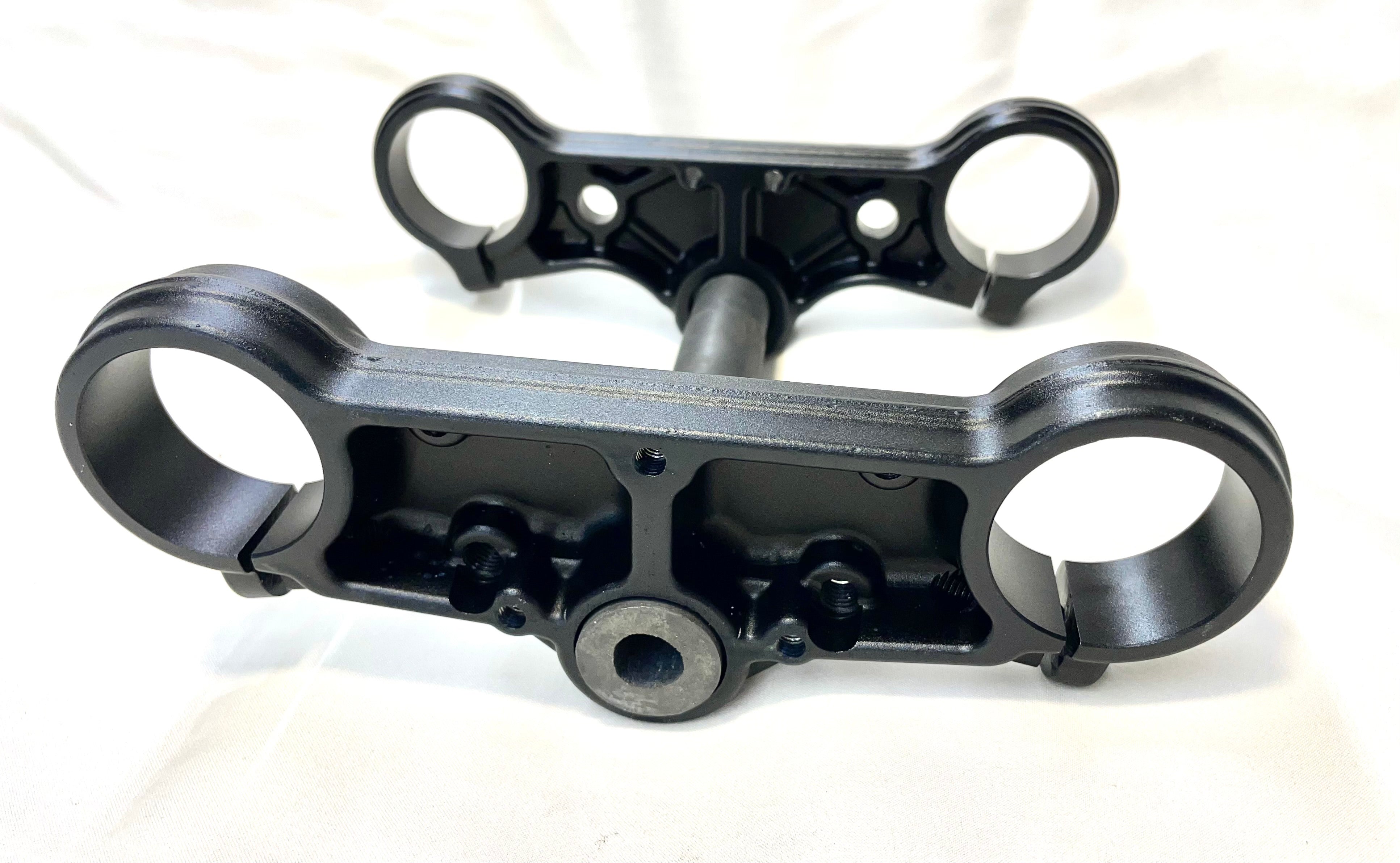 B1 forged black triple tree fork clamps