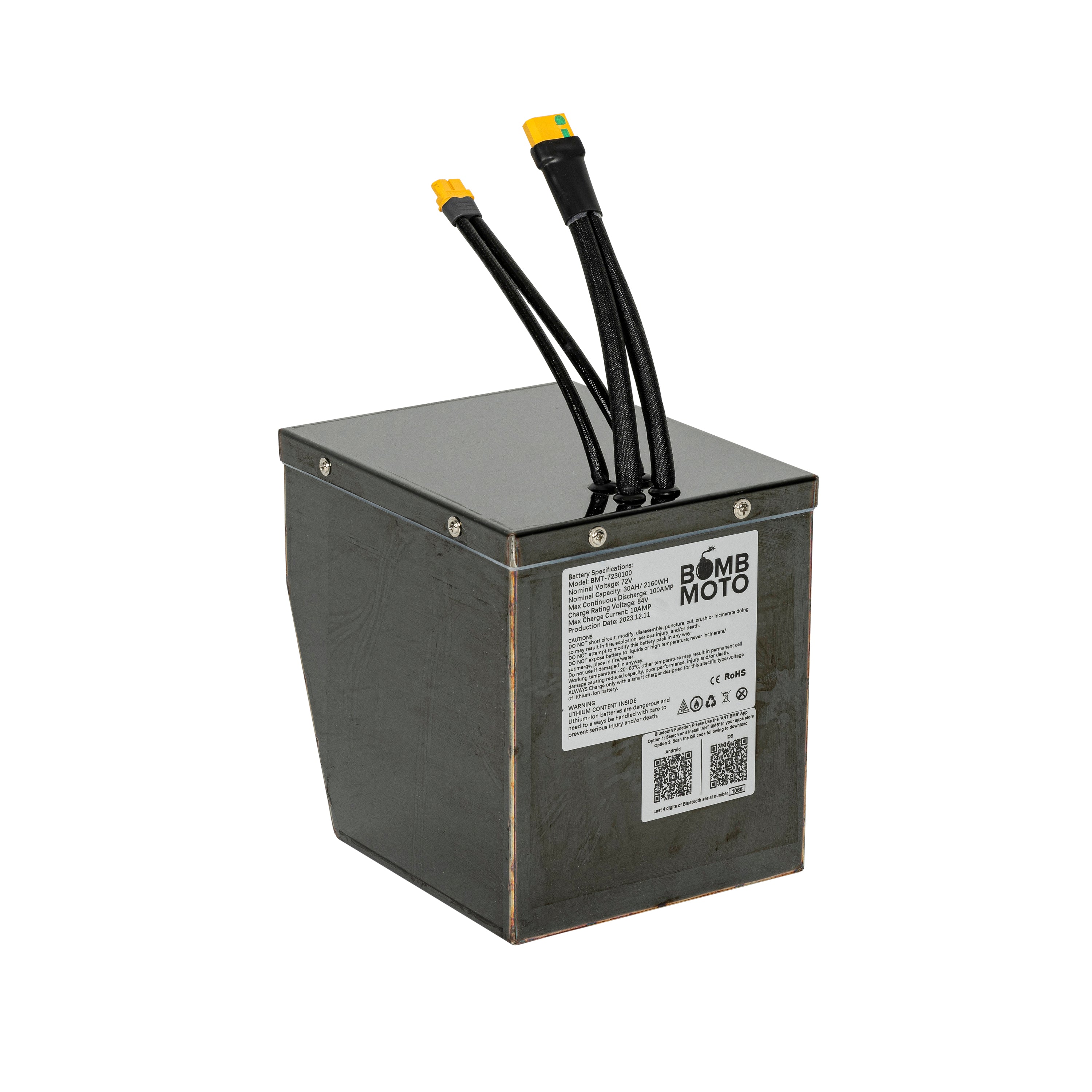 B1 Battery (72V) – Bomb Moto LLC