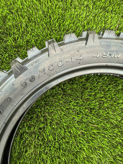 B2 14” Rear 90/100-14 Knobby Tire