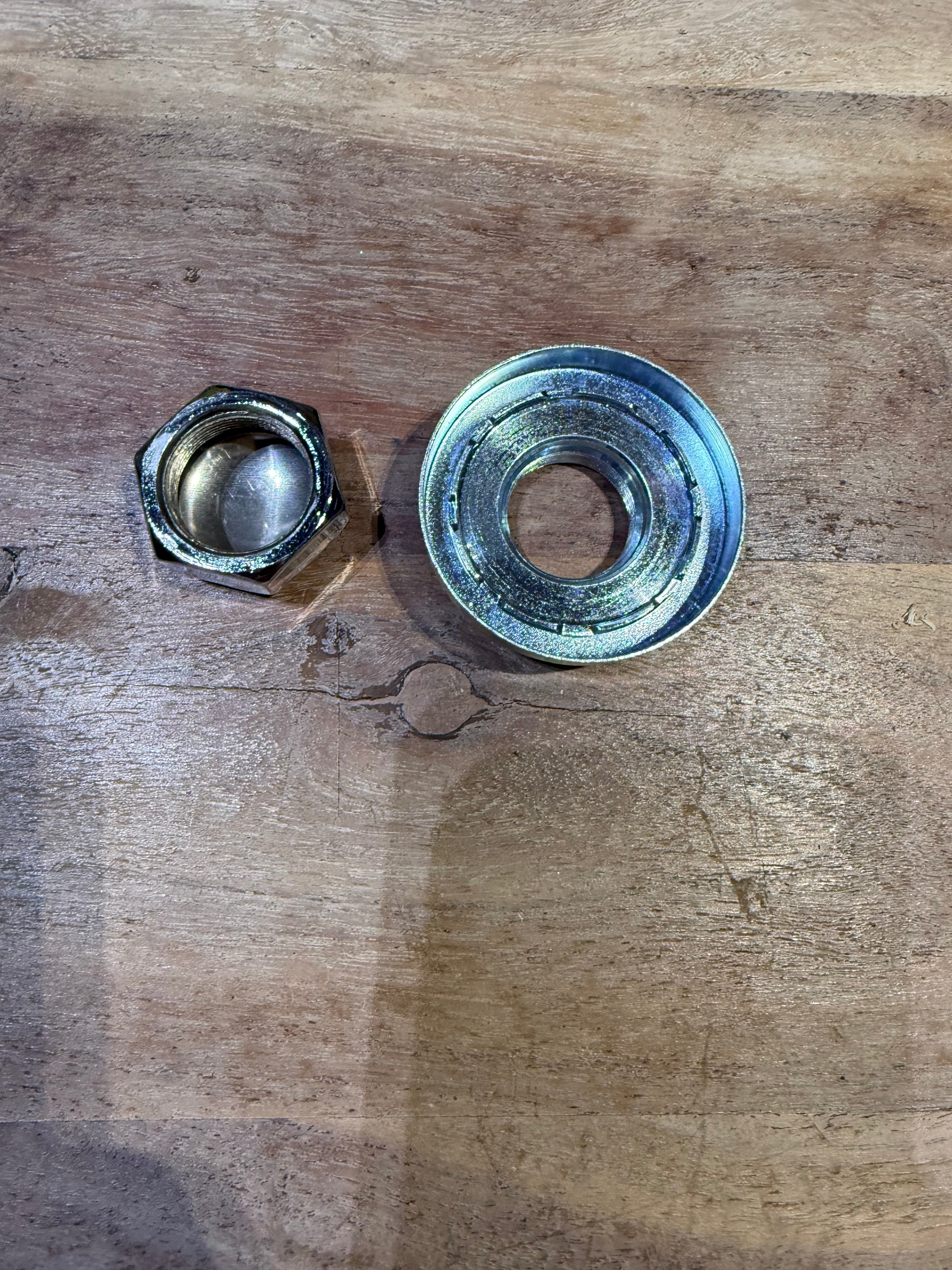 B1 Stem adjusting nut and top nut