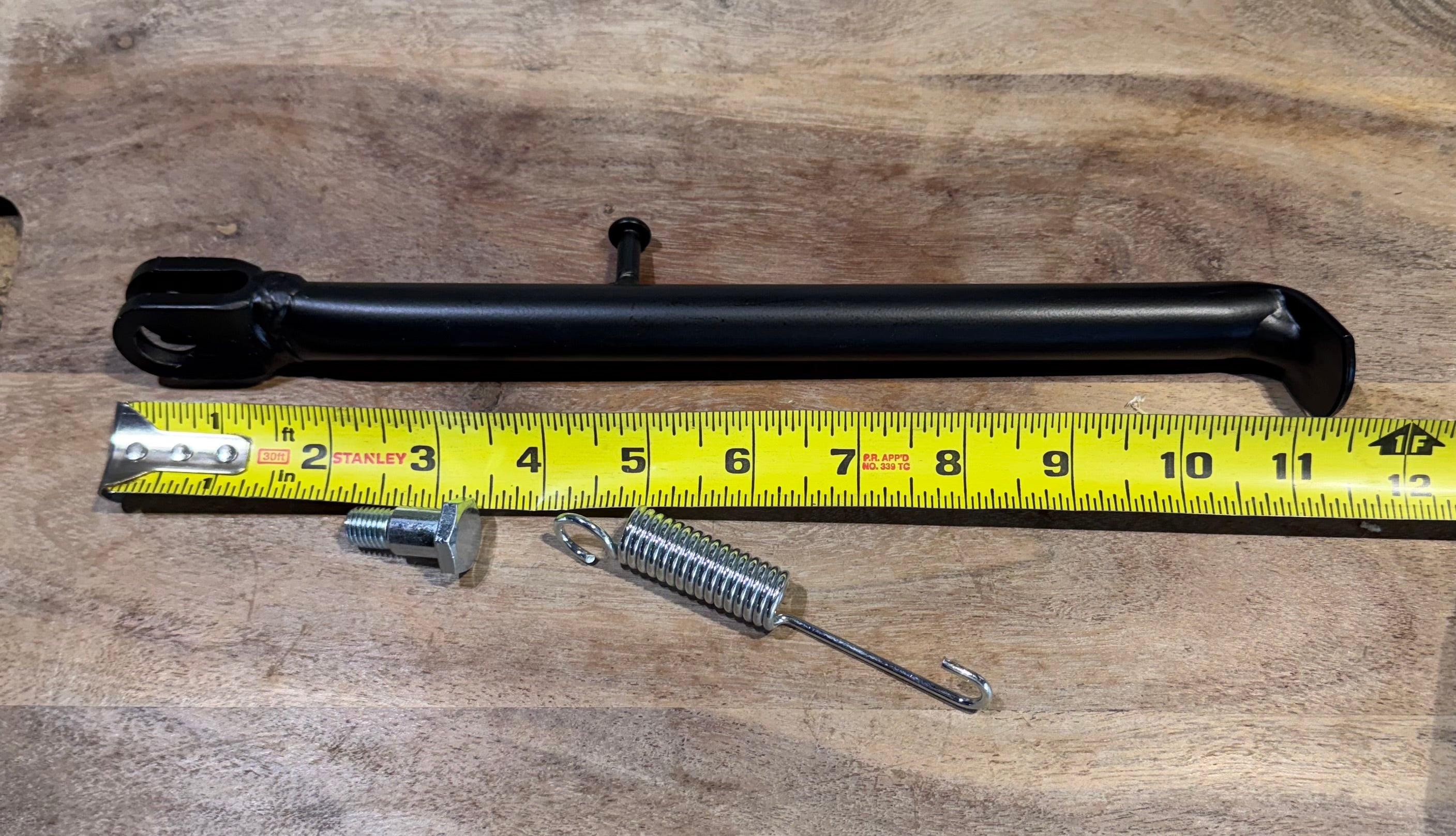 B1 kickstand side stand with bolt and spring