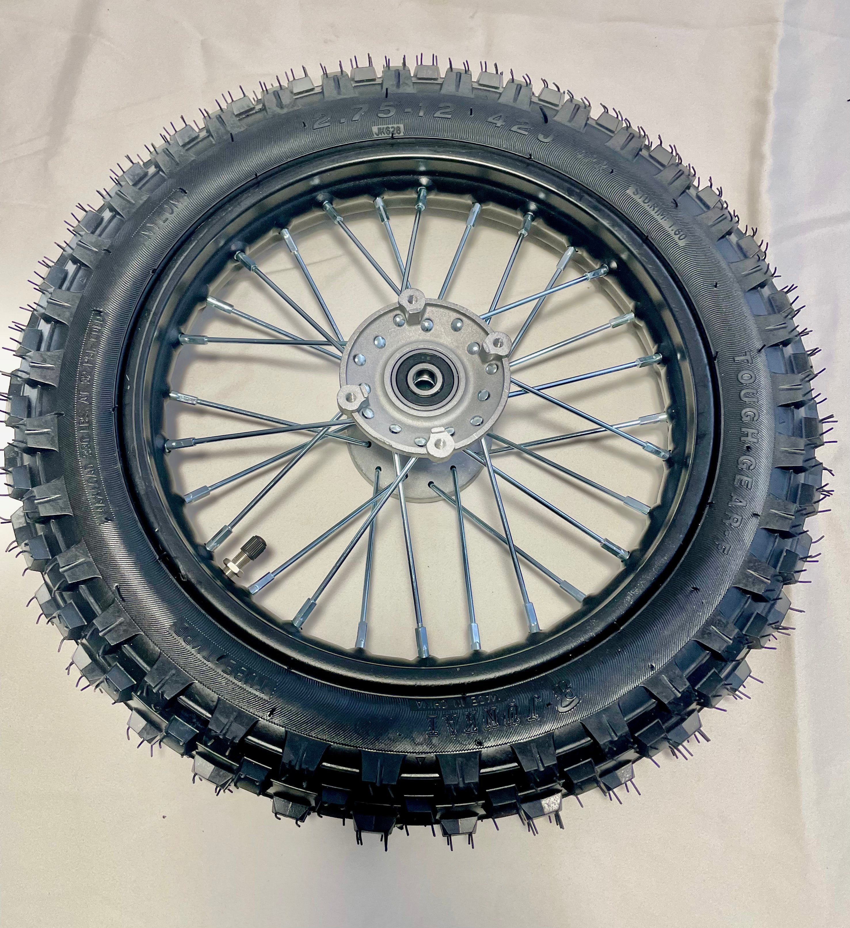 B1 front wheel rim with 2.75-12 wheel