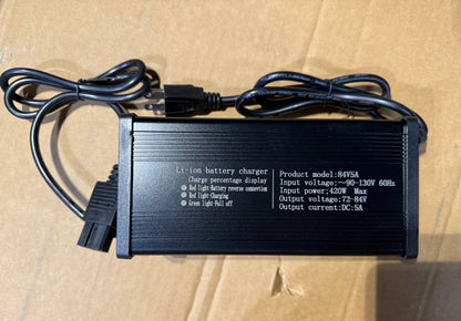 B1 B2 84V 72V 5A Charger